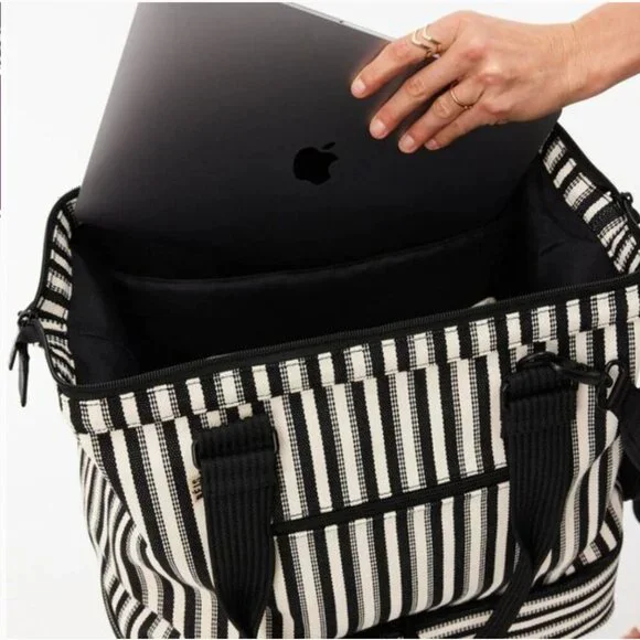 BEIS Mini Weekender – Black Stripe | NWT Limited Edition, Sold Out - Picture 8 of 15